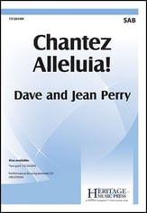 Chantez Alleluia! SAB choral sheet music cover